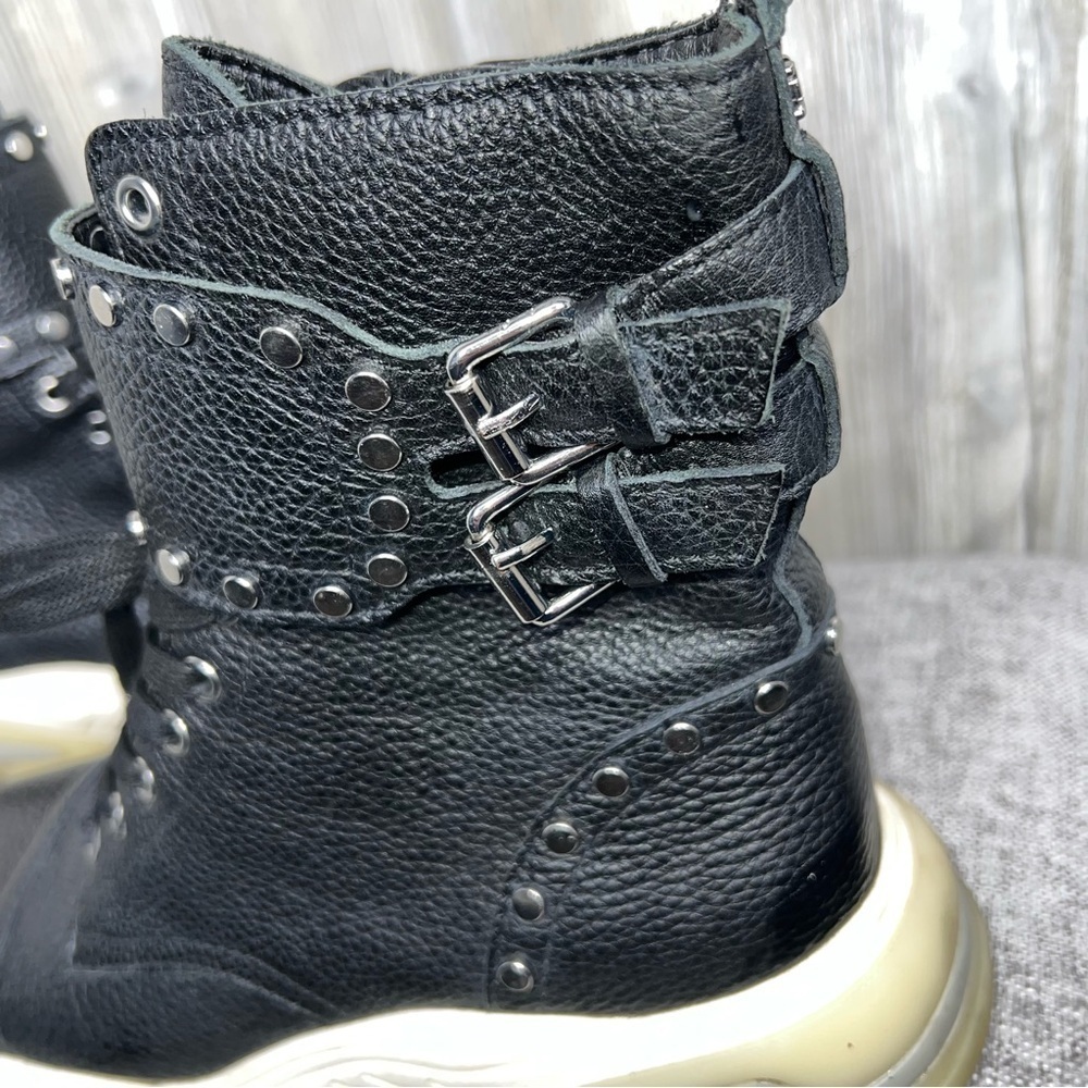 Sam Edelman Resnie Studded Sneaker Combat Boots - Picture 3 of 11